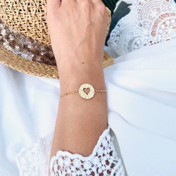 Bracelet chainette Amour