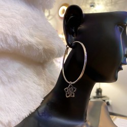 Grandes Créoles Fleurs de Vénus