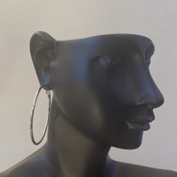 Créoles de 5cm de diamètre