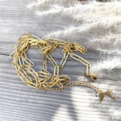 Chaîne dorée à personnaliser