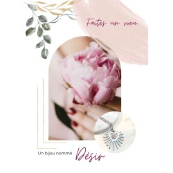 Collier coeur sacré Désir Agate