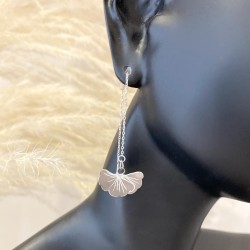 Boucles d'oreilles pendantes Ginkgo Biloba