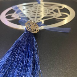 Décor à suspendre Métatron bleu nuit