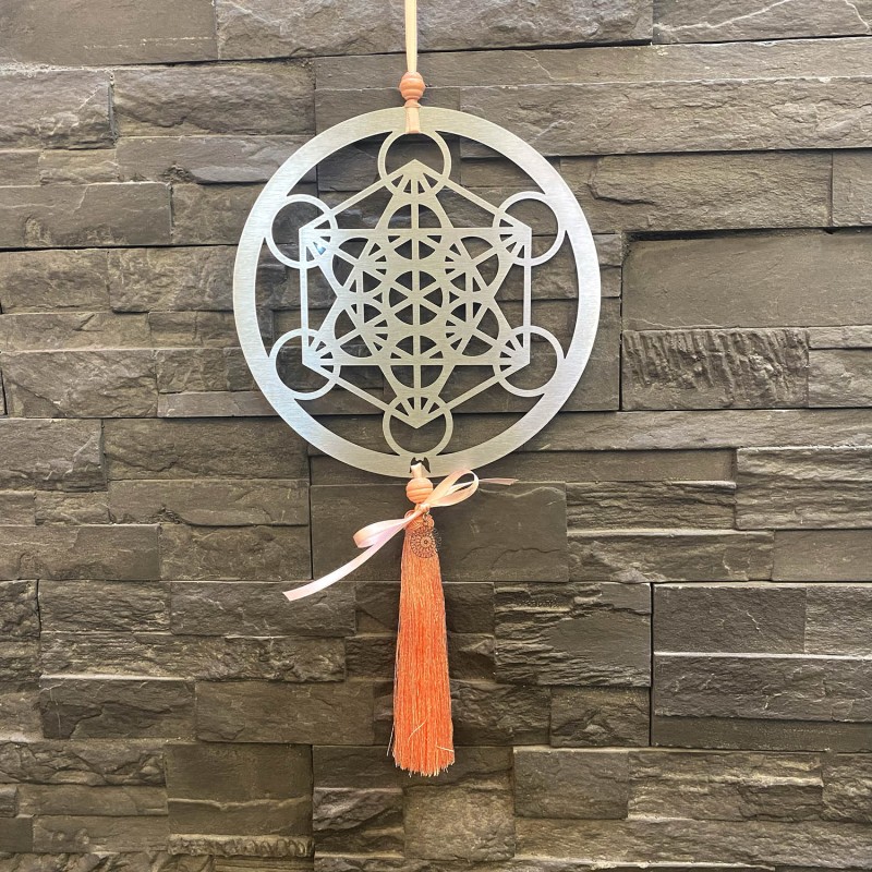Décor à suspendre Métatron rose