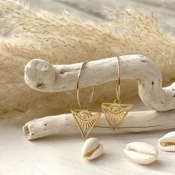 Collection Miroir d'Âmes - Anneaux Triangle oeil