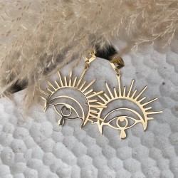 Collection Miroir d'Âmes - Boucles d'Oreilles Soleil