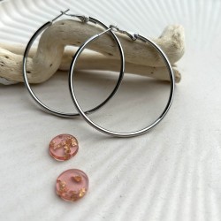 Créoles de 5cm de diamètre