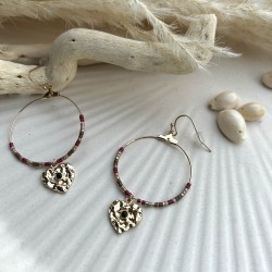 Boucles d'oreilles Coeur