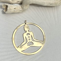 Pendentif Bouddha doré
