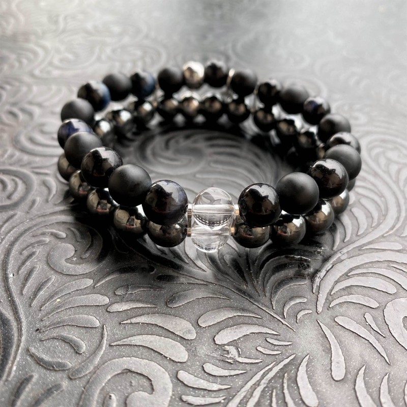 Bracelet doubles perles