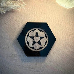 Porte encens "Encensia" noir & noyer | Il-umine