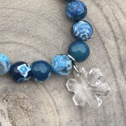 Bracelet Blue Snow