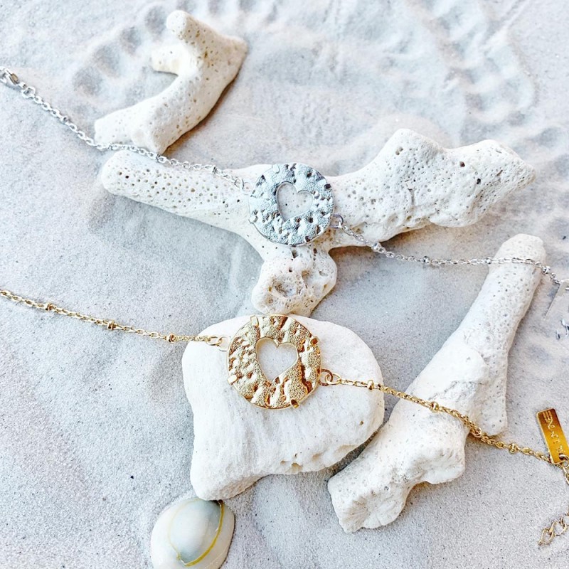 Bracelet chainette Amour