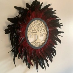 JujuHat Arbre de Vie Noir et rouge