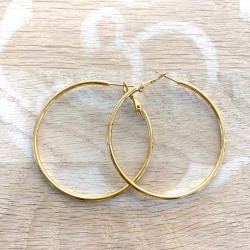 Créoles de 5cm de diamètre